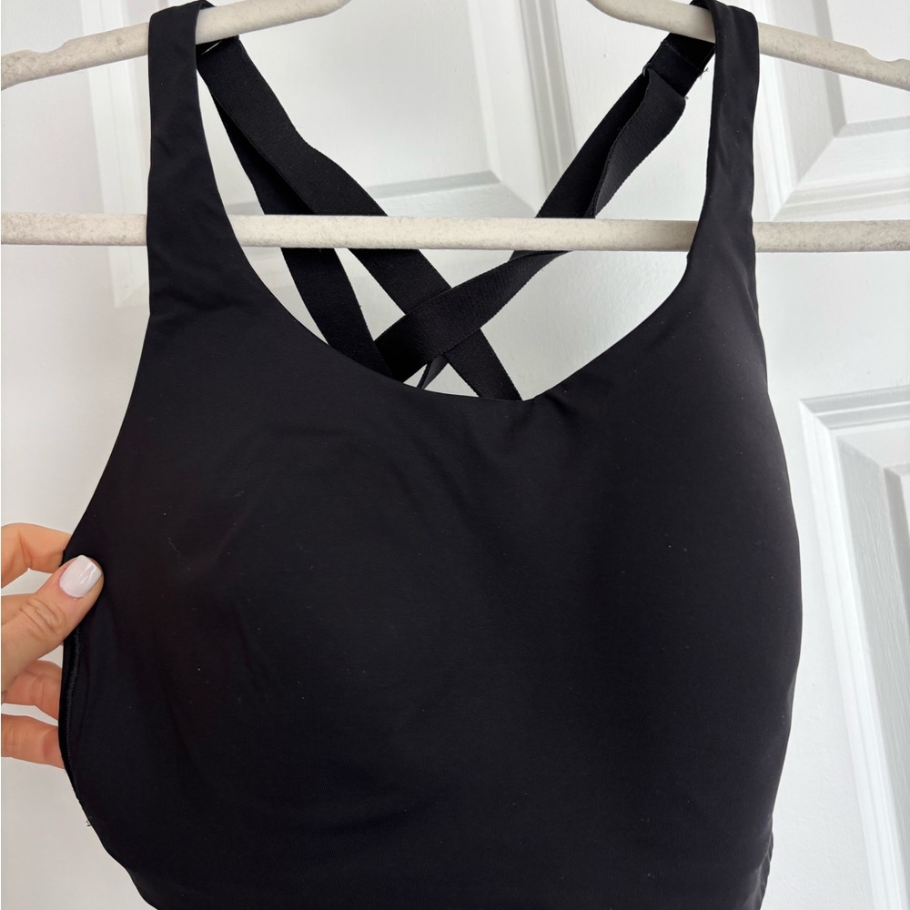 Lululemon Athletica Black Cross-Back Sports Bra